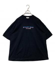 VAULTROOM×■ホロライブ（ボルトルーム×ホロライブ）の古着「START END TEE スタート エンド ティー」｜ブラック