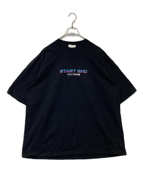 VAULTROOM（ボルトルーム）VAULTROOM (ボルトルーム) ■ホロライブ (ホロライブ) START END TEE スタート エンド ティー ブラック サイズ:XLの古着・服飾アイテム