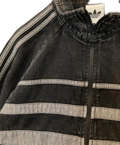 adidas（アディダス）adidas (アディダス) アディカラー ファースト ブラックデニム トラックトップ JW5883 ブラック サイズ:Mの古着・服飾アイテム