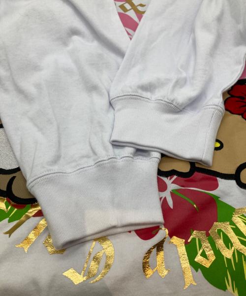 HELLO KITTY（ハローキティ）HELLO KITTY (ハローキティ) GALFY (ガルフィー) ガルTee 16010 ホワイト サイズ:XLの古着・服飾アイテム
