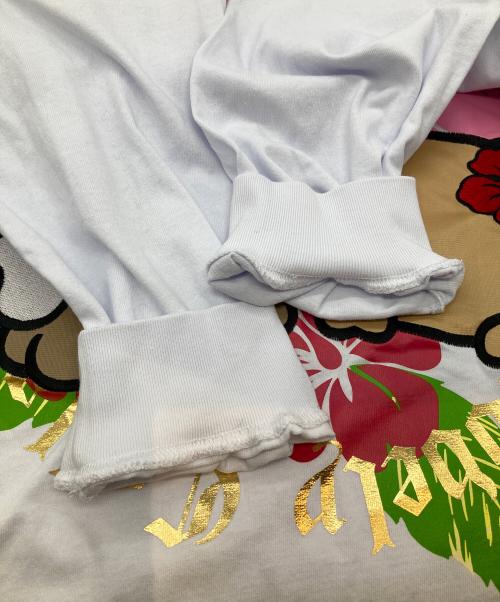 HELLO KITTY（ハローキティ）HELLO KITTY (ハローキティ) GALFY (ガルフィー) ガルTee 16010 ホワイト サイズ:XLの古着・服飾アイテム
