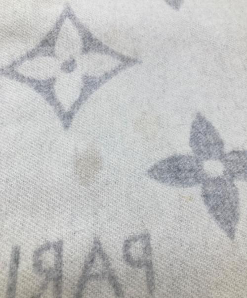 LOUIS VUITTON（ルイ ヴィトン）LOUIS VUITTON (ルイ ヴィトン) カシミヤマフラー M71126 グレーの古着・服飾アイテム