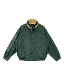 NAUTICA（ノーティカ）の古着「リバーシブルジャケット」｜グリーン×ネイビー