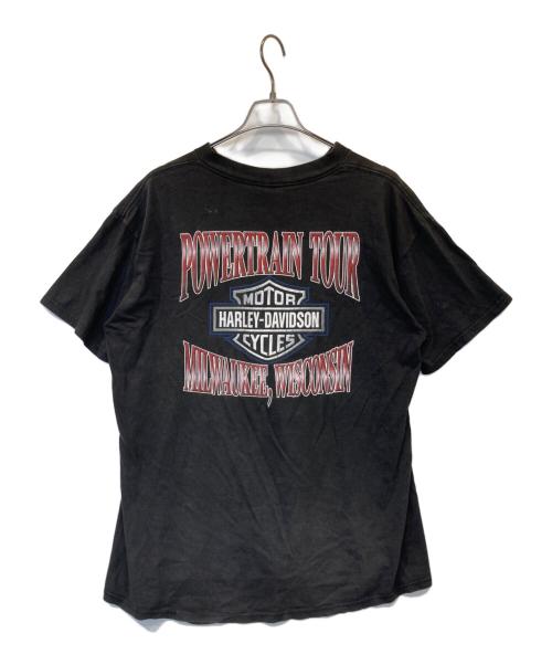 HARLEY-DAVIDSON（ハーレーダビッドソン）HARLEY-DAVIDSON (ハーレーダビッドソン) Tシャツ ブラック サイズ:XLの古着・服飾アイテム