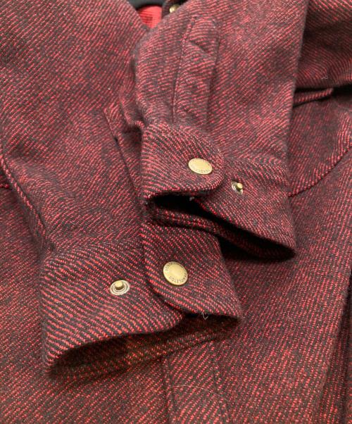 PENDLETON（ペンドルトン）PENDLETON (ペンドルトン) CPOジャケット ブラック×レッド サイズ:Lの古着・服飾アイテム