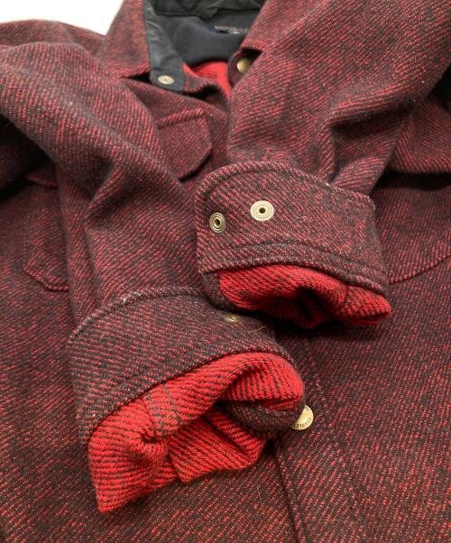 PENDLETON（ペンドルトン）PENDLETON (ペンドルトン) CPOジャケット ブラック×レッド サイズ:Lの古着・服飾アイテム