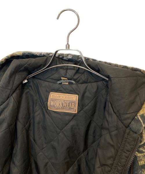 Swing ster（スウィングスター）Swing ster (スウィングスター) リアルツリーカモフーデットジャケット カーキ サイズ:Mの古着・服飾アイテム