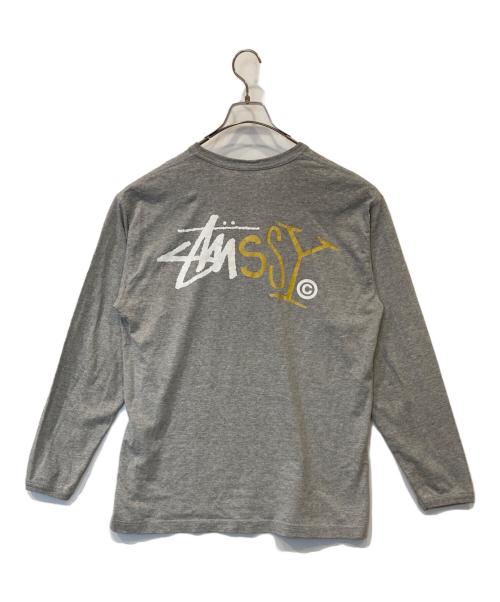 stussy（ステューシー）stussy (ステューシー) ロングカットソー グレー サイズ:Lの古着・服飾アイテム