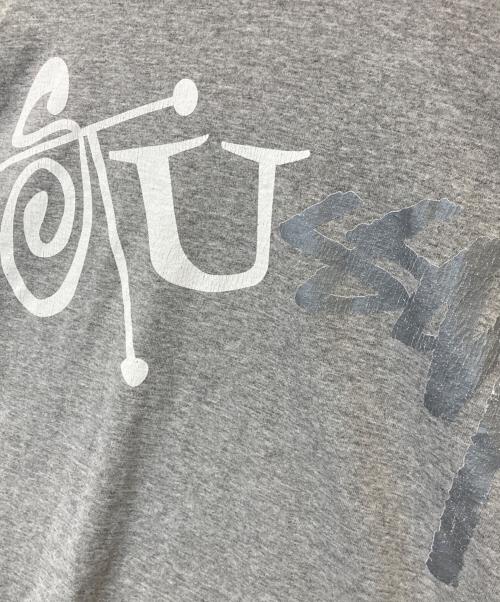 stussy（ステューシー）stussy (ステューシー) ロングカットソー グレー サイズ:Lの古着・服飾アイテム