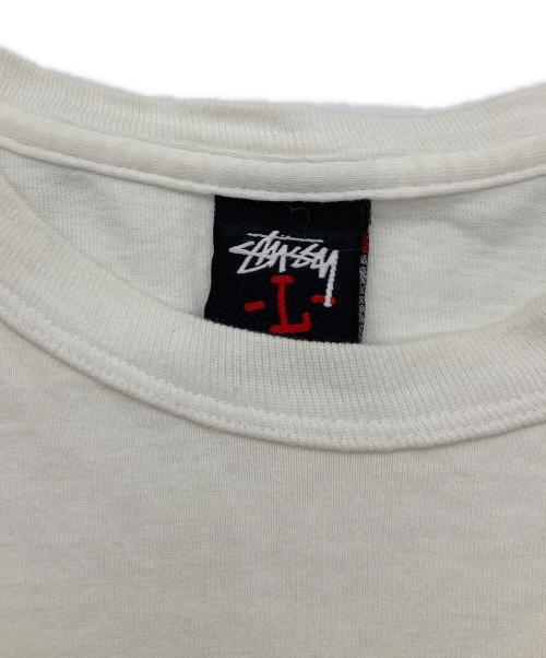 stussy（ステューシー）stussy (ステューシー) ロングカットソー ホワイト サイズ:Lの古着・服飾アイテム