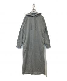 Spick and Span（スピック＆スパン）の古着「ヘビー裏毛ロングワンピース　23040200310030」｜グレー