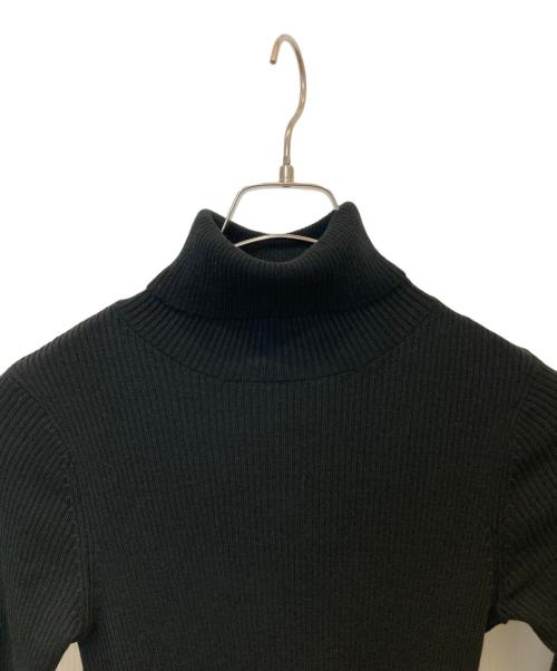 BLUE LABEL CRESTBRIDGE（ブルーレーベルクレストブリッジ）BLUE LABEL CRESTBRIDGE (ブルーレーベルクレストブリッジ) 切替ワンピース ブラック×ブラウン サイズ:36の古着・服飾アイテム