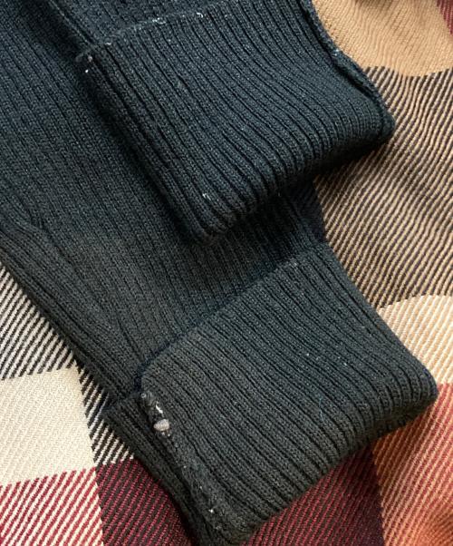 BLUE LABEL CRESTBRIDGE（ブルーレーベルクレストブリッジ）BLUE LABEL CRESTBRIDGE (ブルーレーベルクレストブリッジ) 切替ワンピース ブラック×ブラウン サイズ:36の古着・服飾アイテム