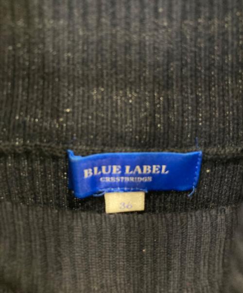 BLUE LABEL CRESTBRIDGE（ブルーレーベルクレストブリッジ）BLUE LABEL CRESTBRIDGE (ブルーレーベルクレストブリッジ) 切替ワンピース ネイビー サイズ:36の古着・服飾アイテム