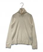 theoryセオリー）の古着「カシミヤタートルネックニット 01-8301728」｜ベージュ