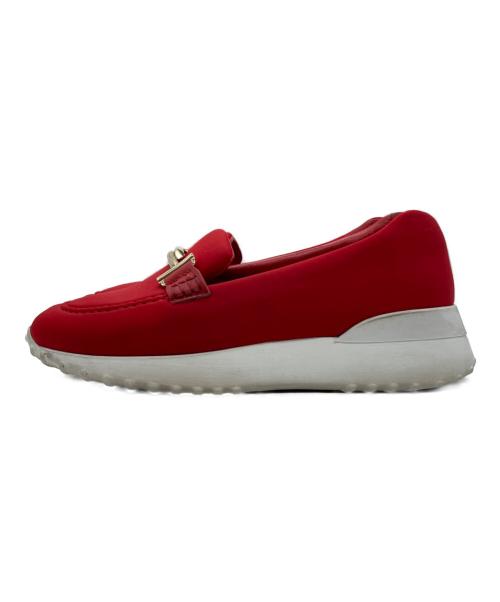 TOD'S（トッズ）TOD'S (トッズ) ローファー レッド サイズ:37の古着・服飾アイテム