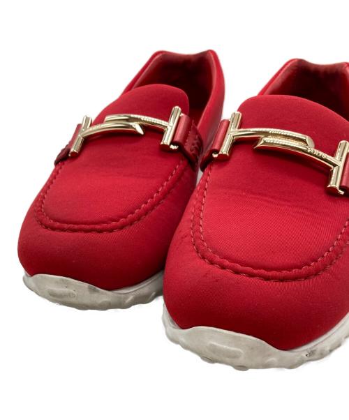TOD'S（トッズ）TOD'S (トッズ) ローファー レッド サイズ:37の古着・服飾アイテム