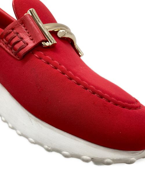 TOD'S（トッズ）TOD'S (トッズ) ローファー レッド サイズ:37の古着・服飾アイテム