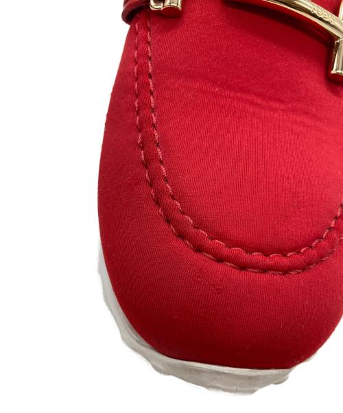 TOD'S（トッズ）TOD'S (トッズ) ローファー レッド サイズ:37の古着・服飾アイテム