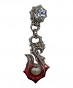 ARTEMIS KINGSアルテミスキング）の古着「赤彩フィッシュフックピアス」｜シルバー×レッド
