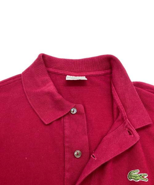 LACOSTE（ラコステ）LACOSTE (ラコステ) ポロシャツ ボルドー サイズ:6の古着・服飾アイテム