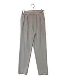 THREE DOTS（スリードッツ）の古着「matte stretch ponte 2tuck pant　マットストレッチポンチ 2タックパンツ」｜グレー