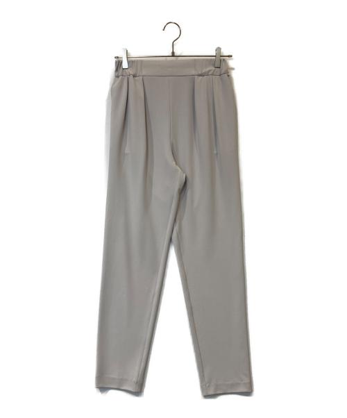THREE DOTS（スリードッツ）THREE DOTS (スリードッツ) matte stretch ponte 2tuck pant　マットストレッチポンチ 2タックパンツ グレー サイズ:Sの古着・服飾アイテム