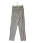 THREE DOTS (スリードッツ) matte stretch ponte 2tuck pant　マットストレッチポンチ 2タックパンツ グレー サイズ:S：6000円