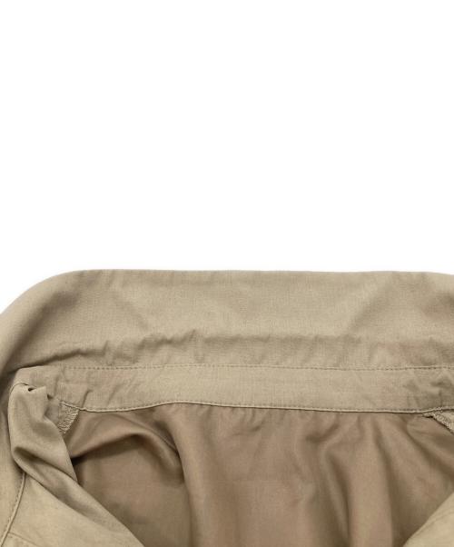 acka（エーシーケーエー）Acka (エーシーケーエー) パフスリーブシャツワンピース Acka259 ベージュ サイズ:1の古着・服飾アイテム