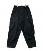THE NORTHFACE PURPLELABELザ・ノースフェイス パープルレーベル）の古着「Ripstop Wide Cropped Pants リップストップ ワイド クロップド パンツ NT5316N」｜ブラック