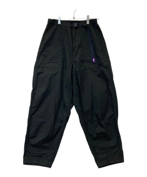 THE NORTHFACE PURPLELABEL（ザ・ノースフェイス パープルレーベル）THE NORTHFACE PURPLELABEL (ザ・ノースフェイス パープルレーベル) Ripstop Wide Cropped Pants リップストップ ワイド クロップド パンツ NT5316N ブラック サイズ:WSの古着・服飾アイテム