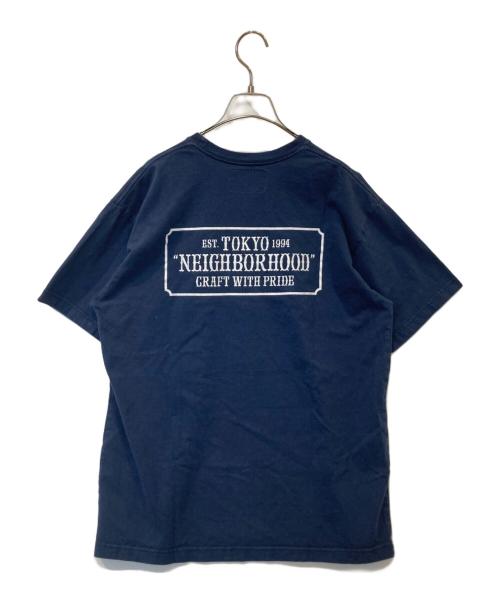 NEIGHBORHOOD（ネイバーフッド）NEIGHBORHOOD (ネイバーフッド) プリントTシャツ ネイビー サイズ:Lの古着・服飾アイテム