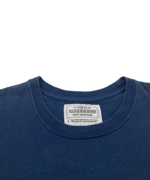 NEIGHBORHOOD（ネイバーフッド）NEIGHBORHOOD (ネイバーフッド) プリントTシャツ ネイビー サイズ:Lの古着・服飾アイテム