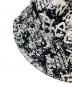 中古・古着 stussy (ステューシー) グラフィックバケットハット ホワイト×ブラック：7000円