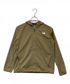 THE NORTH FACEザ ノース フェイス）の古着「Sunshade Full Zip Hoodie　サンシェード フルジップフーディー　NPW22435」｜ベージュ