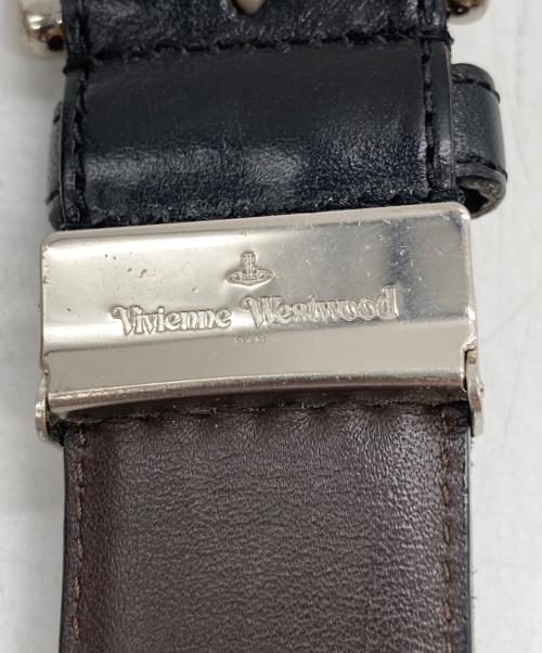 Vivienne Westwood（ヴィヴィアンウエストウッド）Vivienne Westwood (ヴィヴィアンウエストウッド) レザーベルト ブラックの古着・服飾アイテム