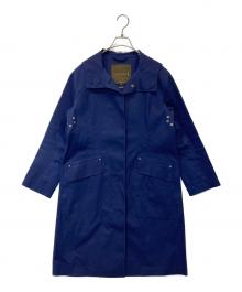 MACKINTOSH（マッキントッシュ）の古着「ゴム引きコート」｜ネイビー