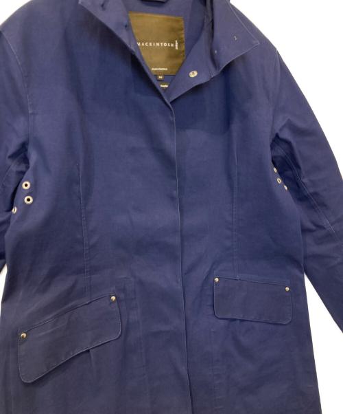 MACKINTOSH（マッキントッシュ）MACKINTOSH (マッキントッシュ) ゴム引きコート ネイビー サイズ:34の古着・服飾アイテム