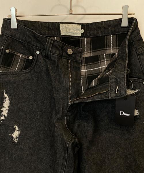 Dime（ダイム）Dime (ダイム) Secret Baggy Denim Pants シークレット バギー デニム パンツ ブラック サイズ:30の古着・服飾アイテム