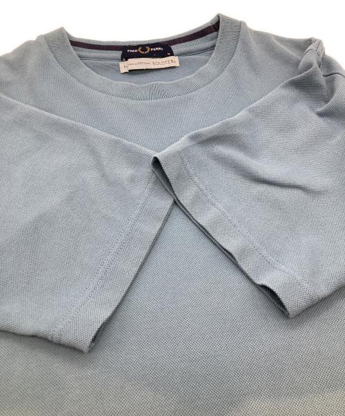 FRED PERRY（フレッドペリー）FRED PERRY (フレッドペリー) ワンポイントTシャツ FZ1923 ブルー サイズ:Mの古着・服飾アイテム