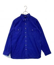WOOLRICH（ウールリッチ）の古着「シャモアクロスシャツ」｜ブルー