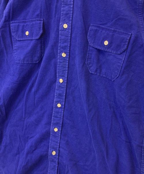 WOOLRICH（ウールリッチ）WOOLRICH (ウールリッチ) シャモアクロスシャツ ブルー サイズ:XXLの古着・服飾アイテム