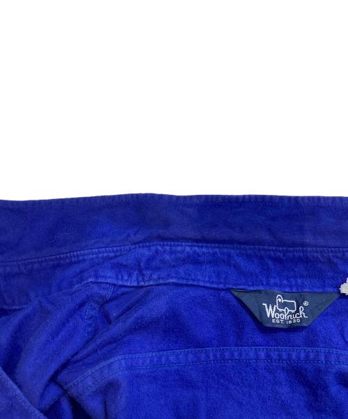WOOLRICH（ウールリッチ）WOOLRICH (ウールリッチ) シャモアクロスシャツ ブルー サイズ:XXLの古着・服飾アイテム