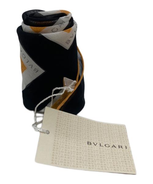 BVLGARI（ブルガリ）BVLGARI (ブルガリ) 総柄シルクスカーフ　07400409 未使用品の古着・服飾アイテム