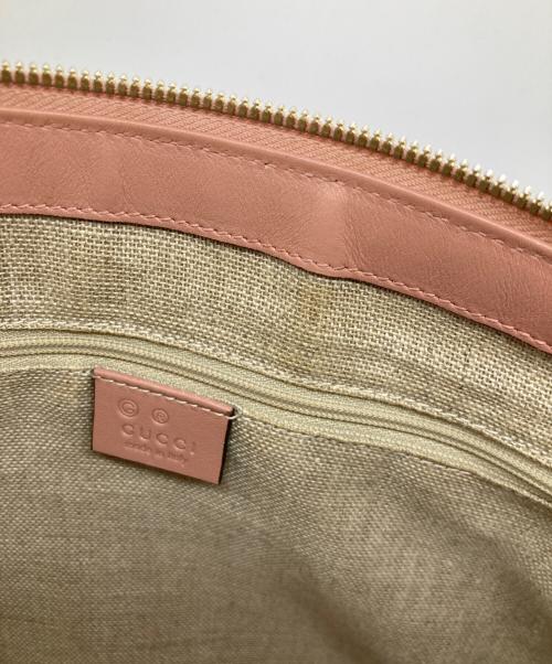 GUCCI（グッチ）GUCCI (グッチ) GGマイクログッチシマ2WAYショルダーバック 449656 498879 ピンクの古着・服飾アイテム