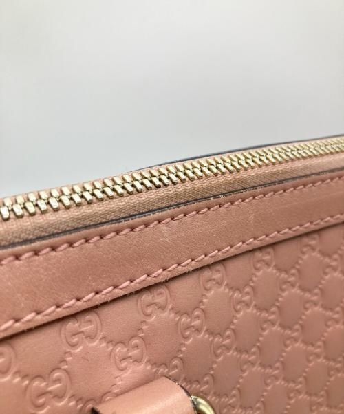 GUCCI（グッチ）GUCCI (グッチ) GGマイクログッチシマ2WAYショルダーバック 449656 498879 ピンクの古着・服飾アイテム