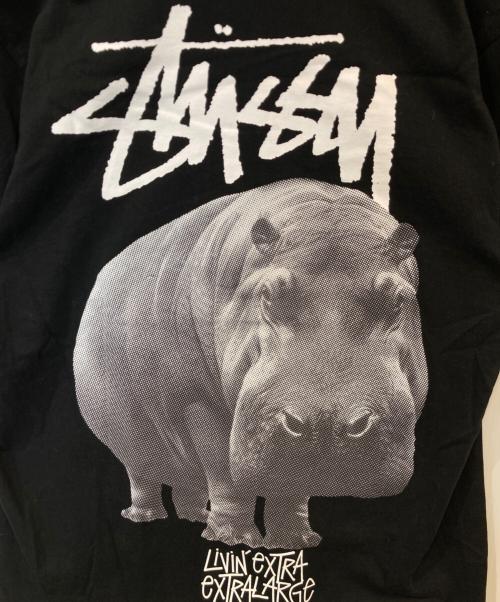 stussy（ステューシー）stussy (ステューシー) BIG HIPPO Tシャツ ブラック サイズ:Mの古着・服飾アイテム