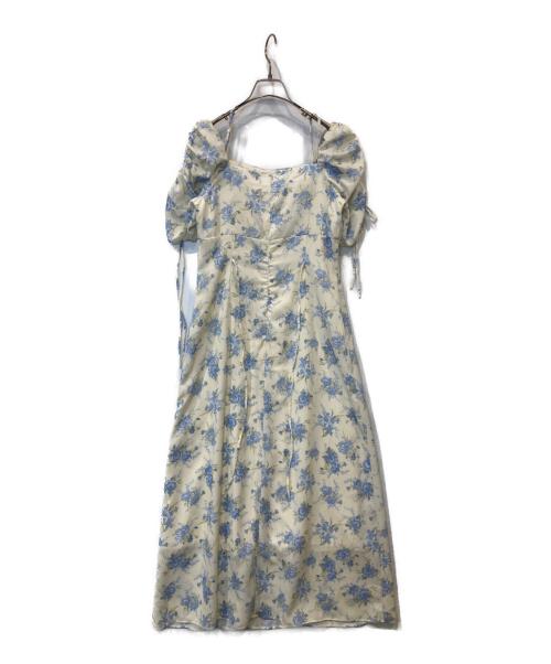 Snidel（スナイデル）Snidel (スナイデル) ROSEプリントワンピース SWFO261253 ベージュ サイズ:2の古着・服飾アイテム