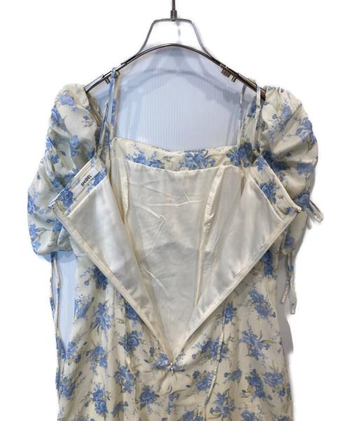 Snidel（スナイデル）Snidel (スナイデル) ROSEプリントワンピース SWFO261253 ベージュ サイズ:2の古着・服飾アイテム