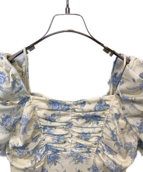 Snidel（スナイデル）Snidel (スナイデル) ROSEプリントワンピース SWFO261253 ベージュ サイズ:2の古着・服飾アイテム